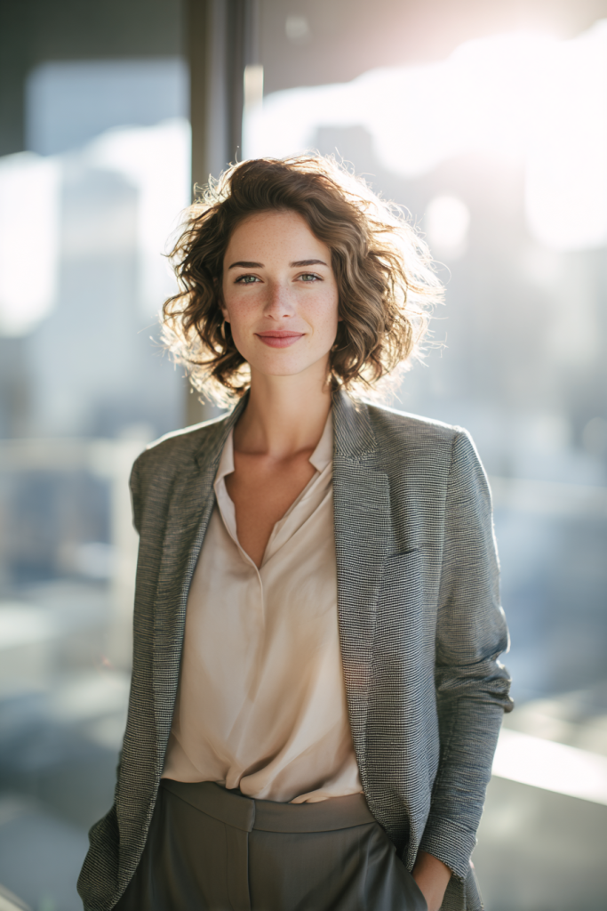 Work outfits for women in finance – stylish and confident business look