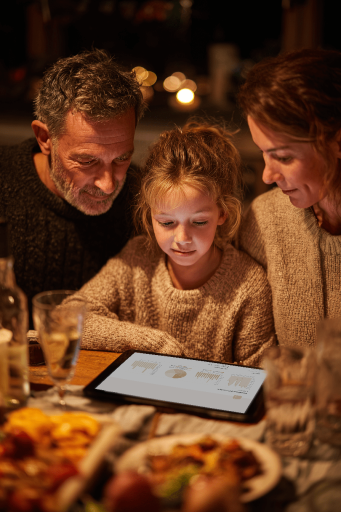 family budget checkin