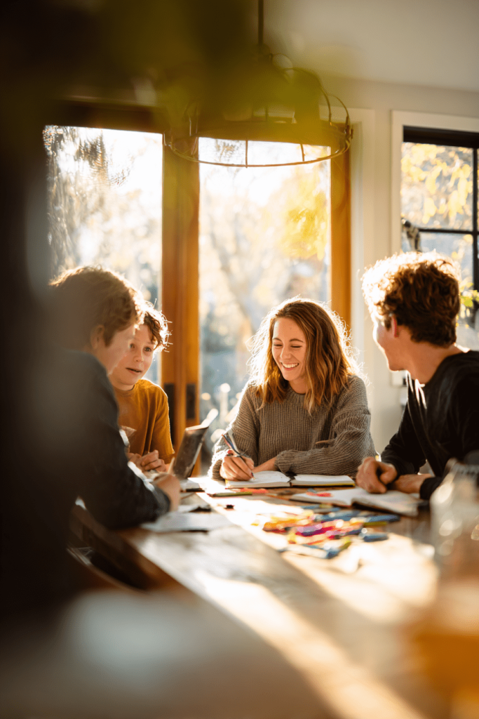 Finance cheat sheet example for family budgeting