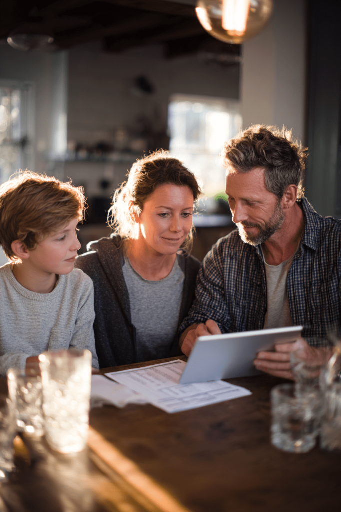 Finance organization ideas for families