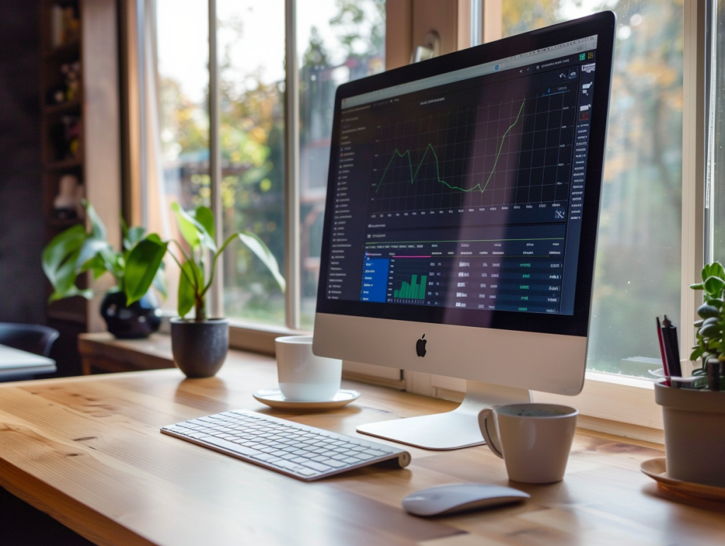 finance webpage layout